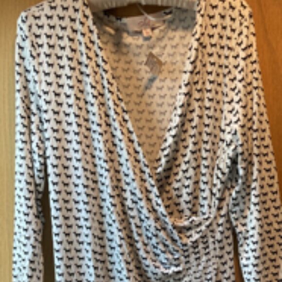 Dog print long sleeve dress, new with tag - Picture 1 of 3